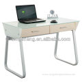 Tempered Glass Study Table with Drawers